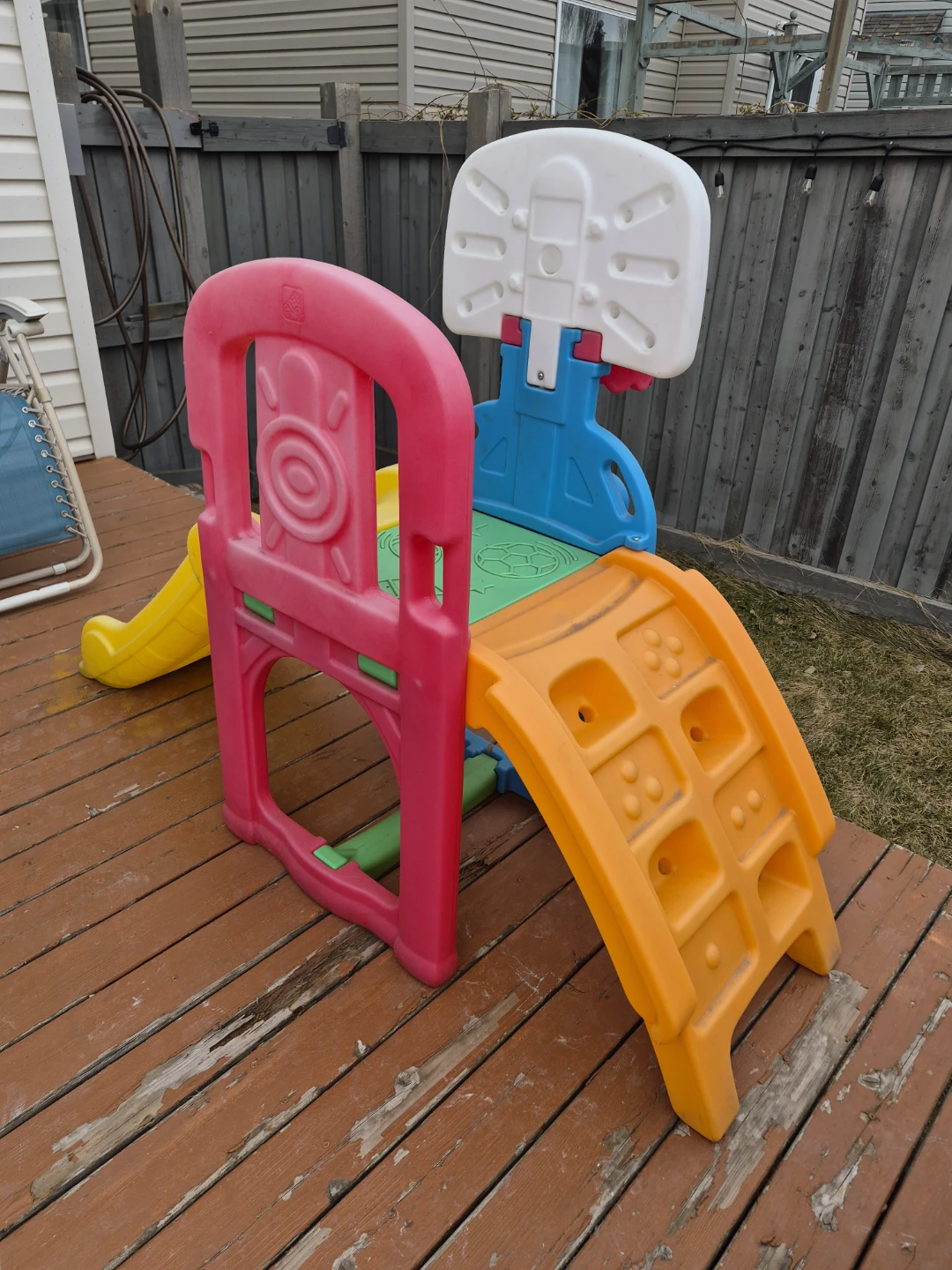 Step2 Slide and Basketball Hoop Kids Play Set - photo 2