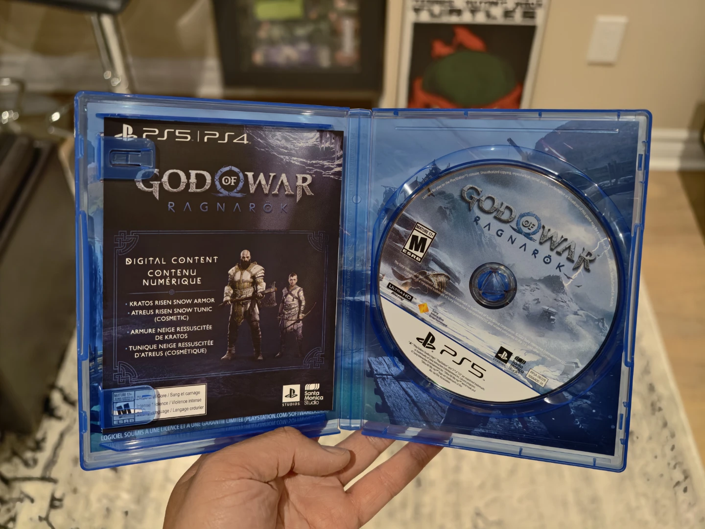 God of War Ragnarök PS5 Launch Edition Disc and Case - photo 2