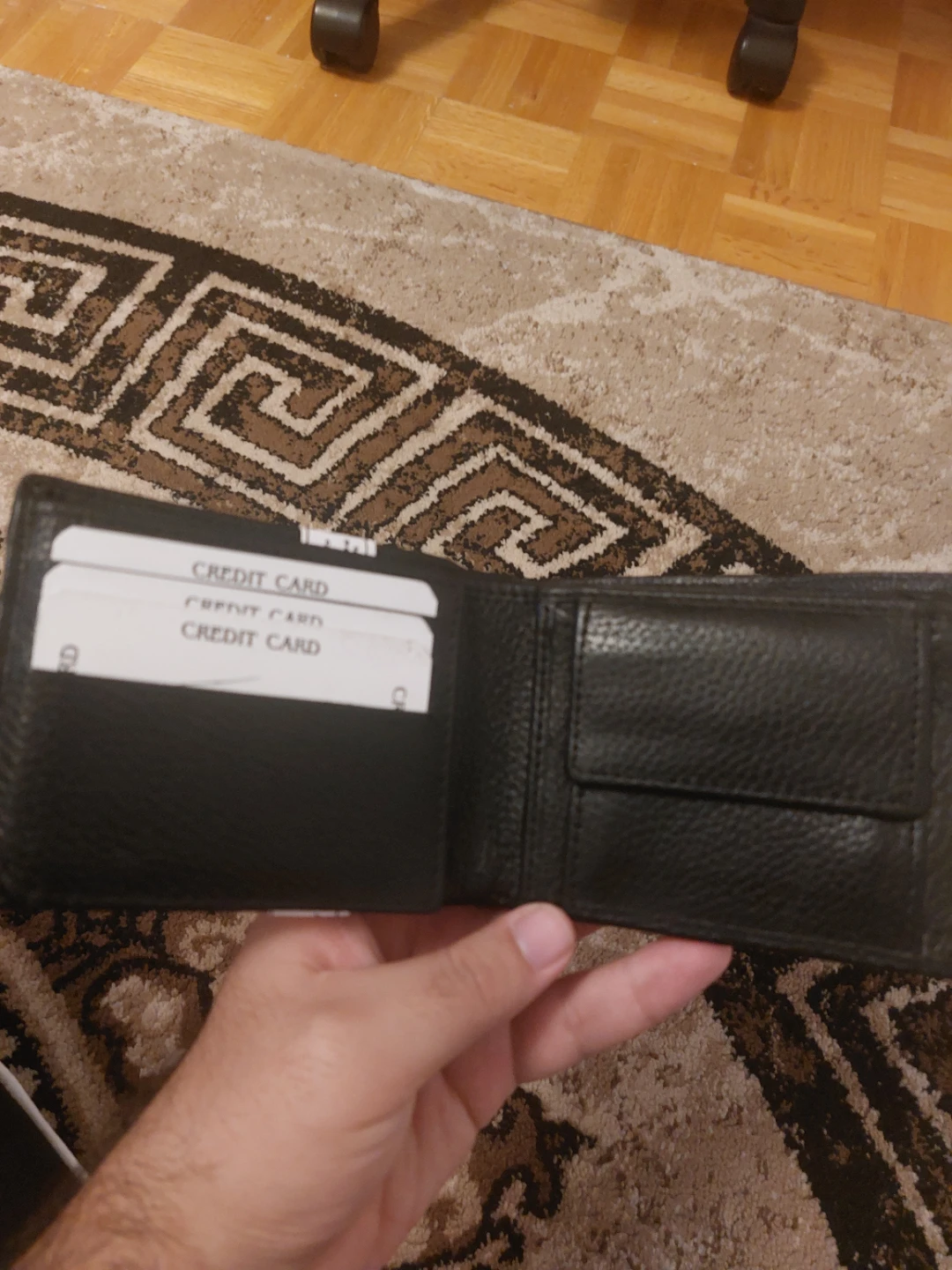 Genuine Leather Bi-Fold Wallet - photo 3