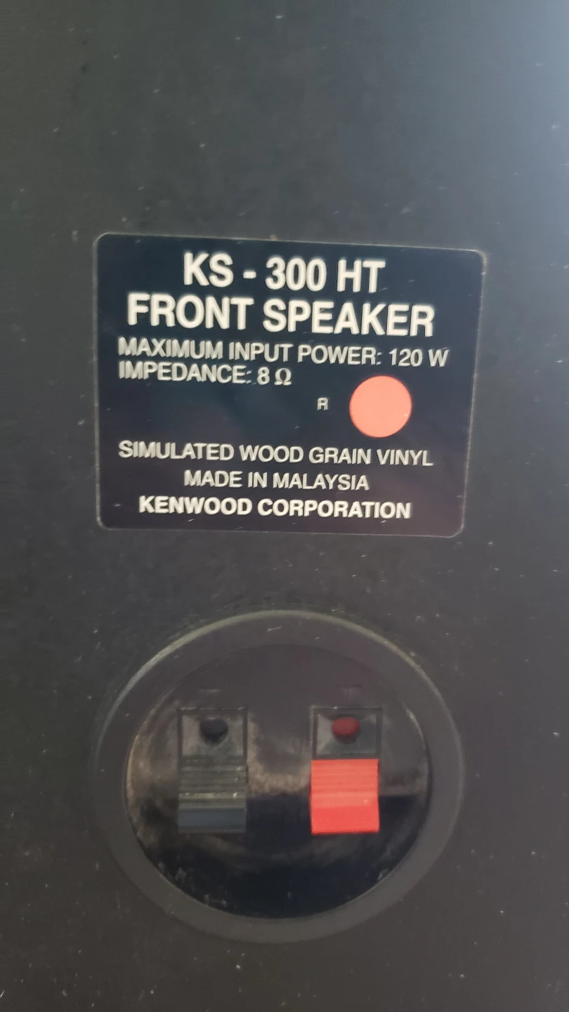 Kenwood KS-300 HT Speakers - photo 5