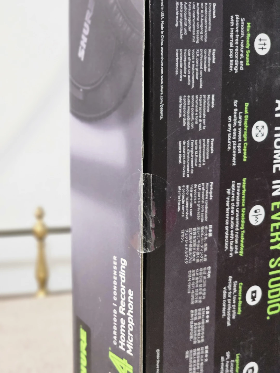 Shure SM4 Cardioid Condenser Home Recording Microphone - photo 2