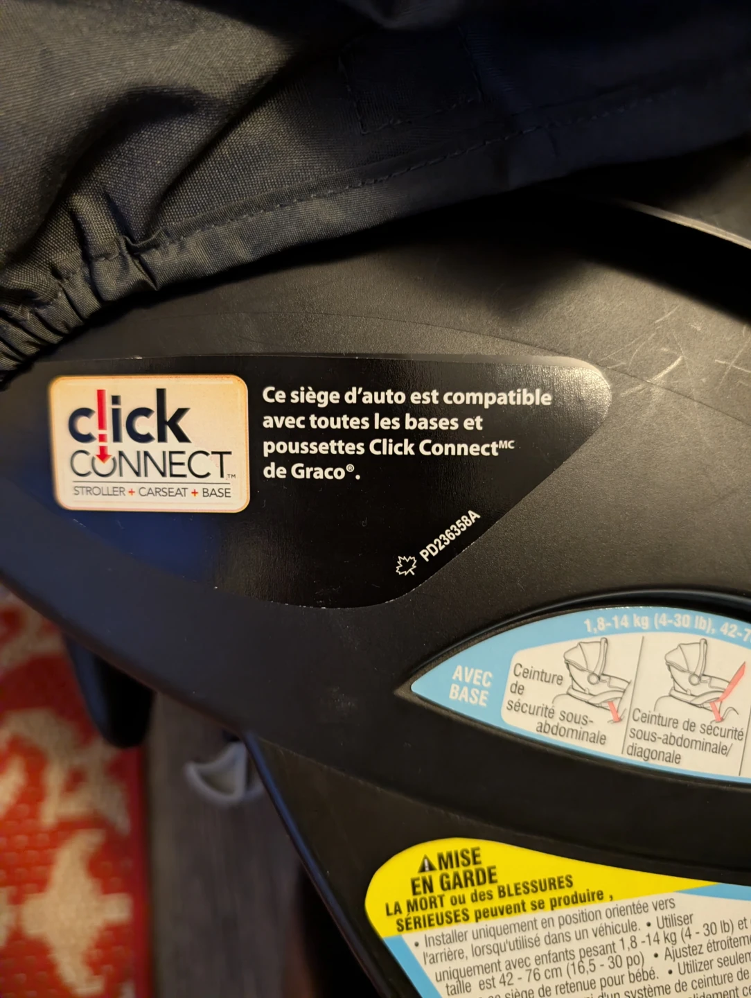Graco SnugRide Click Connect 30 Infant Car Seat with Base - photo 2