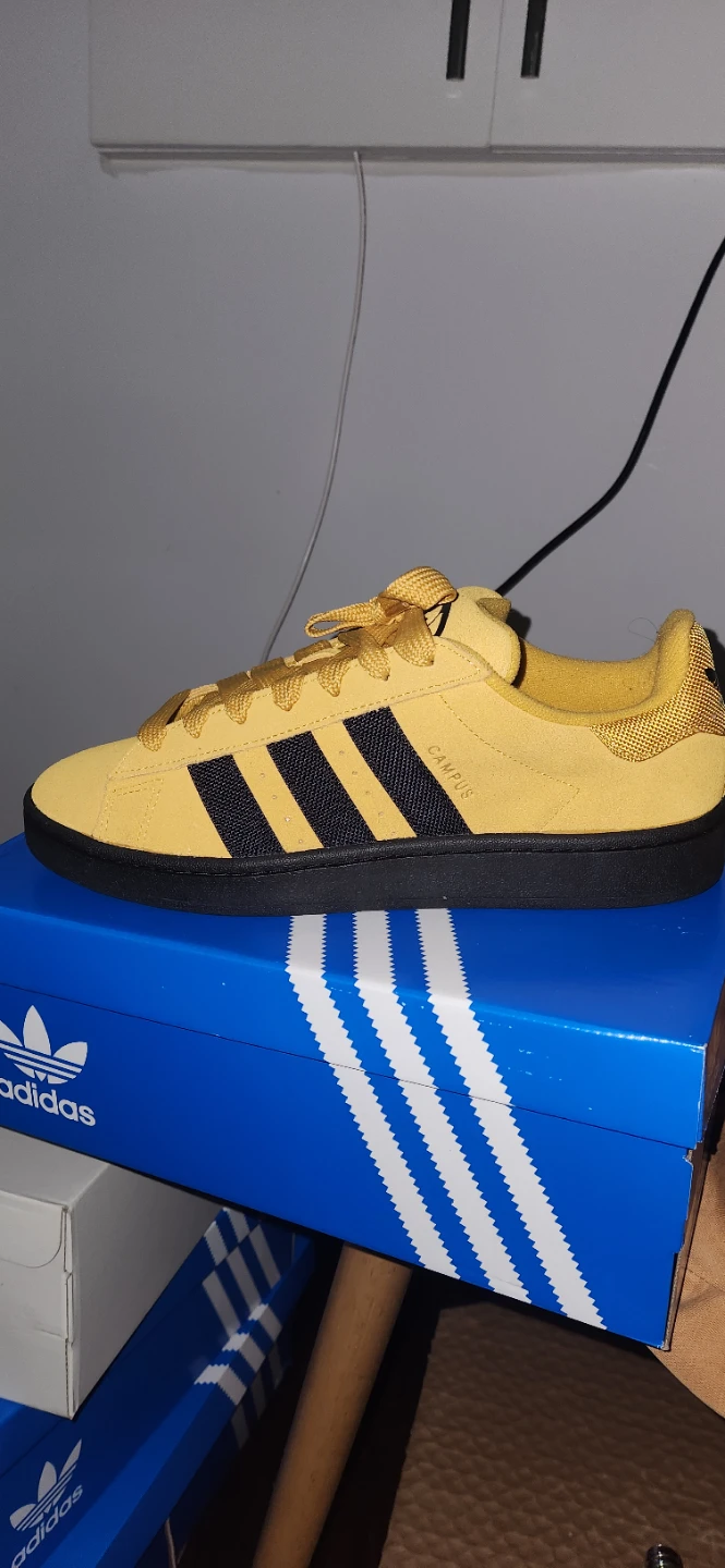 Adidas Campus Yellow Suede Shoes
