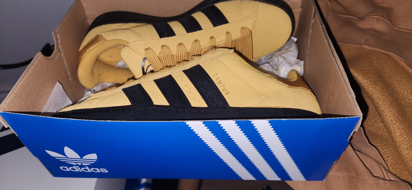Adidas Campus Yellow Suede Shoes - photo 2
