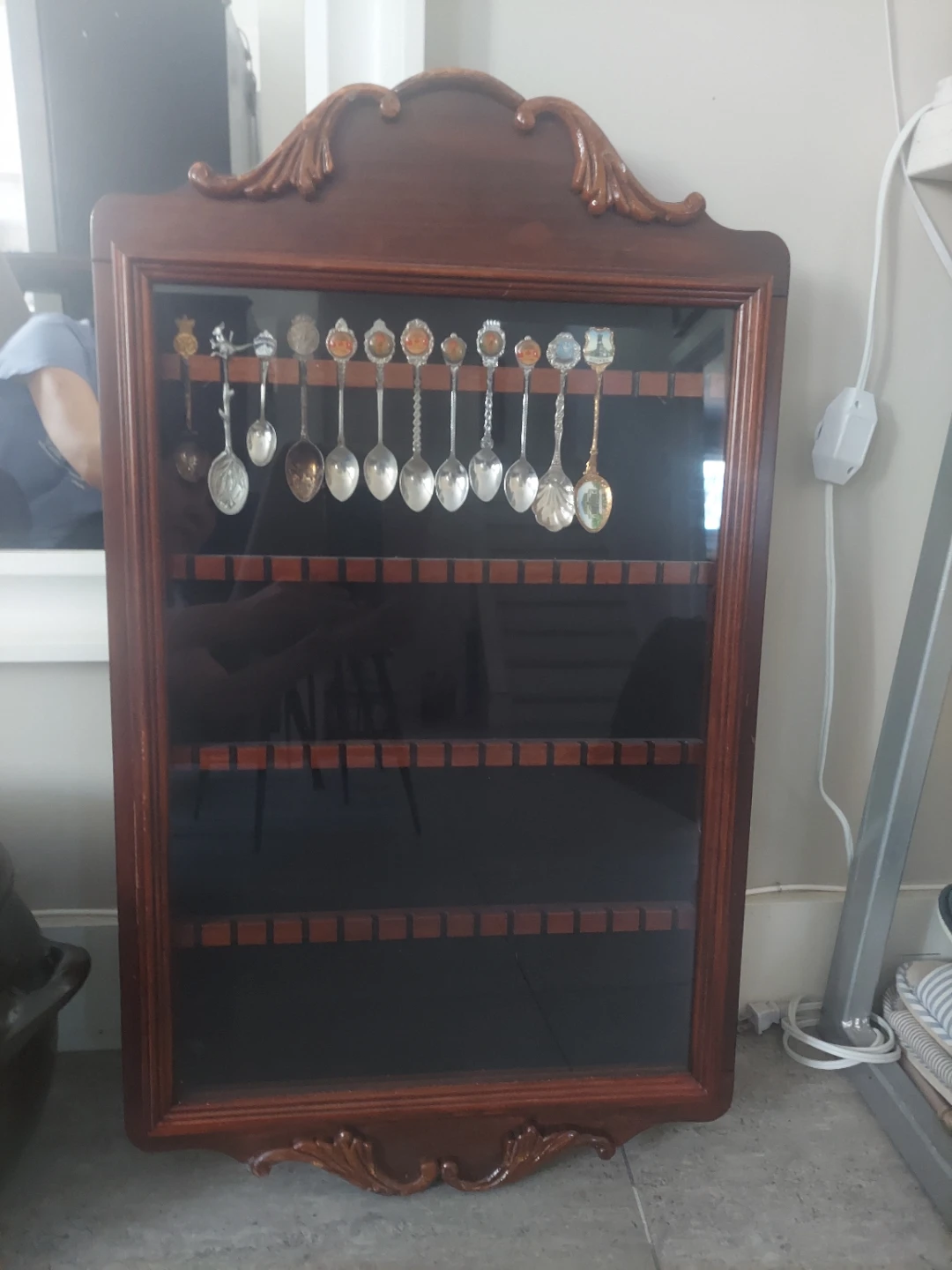 Bombay & Co. Inc. Wooden Spoon Display Cabinet
