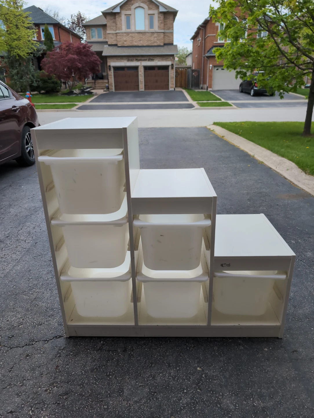 IKEA TROFAST Storage Unit with 6 Bins