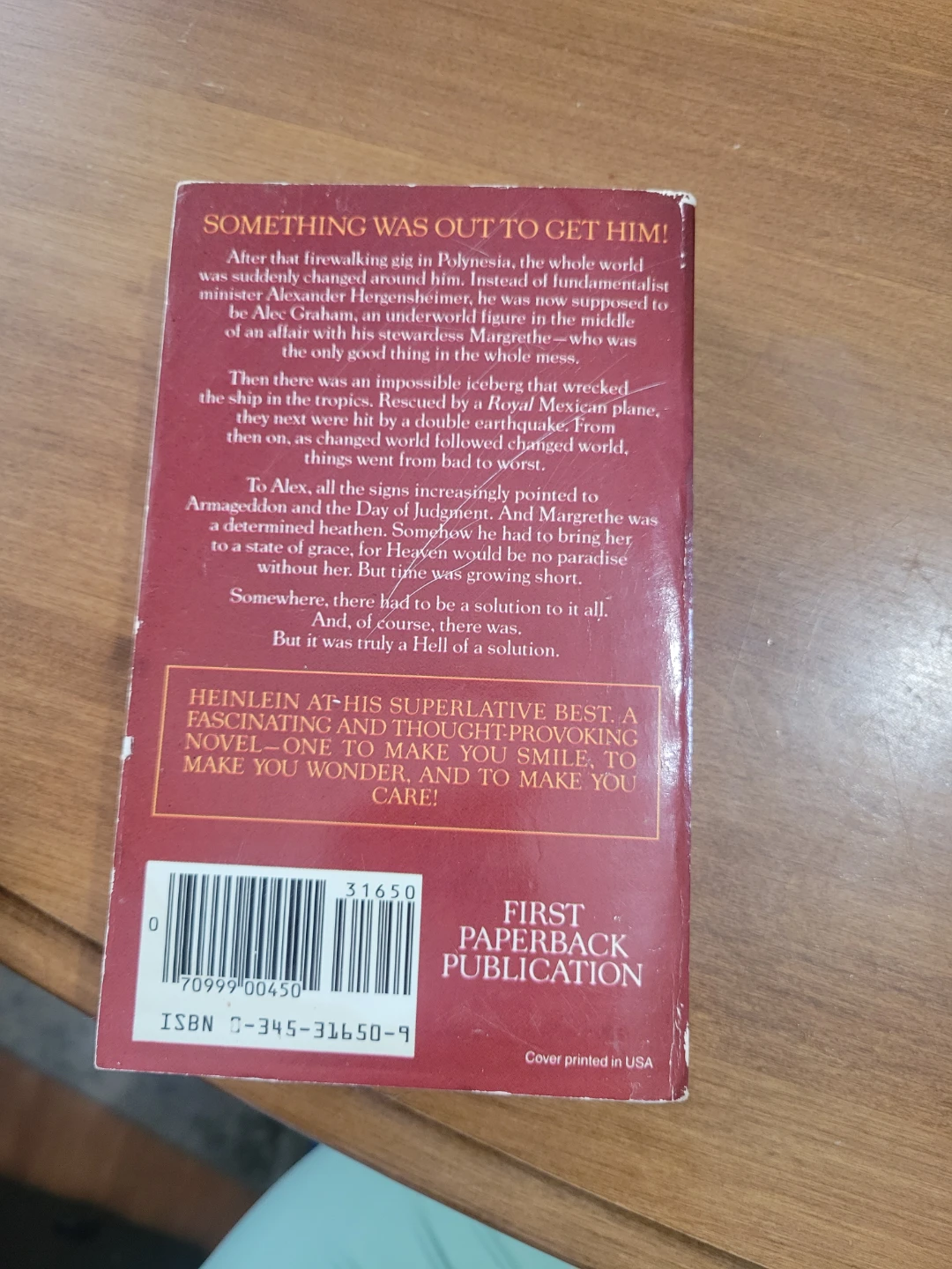 Robert A. Heinlein Job: A Comedy of Justice Paperback - photo 2