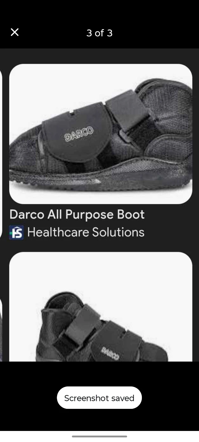 Darco All Purpose Boot & Crutches