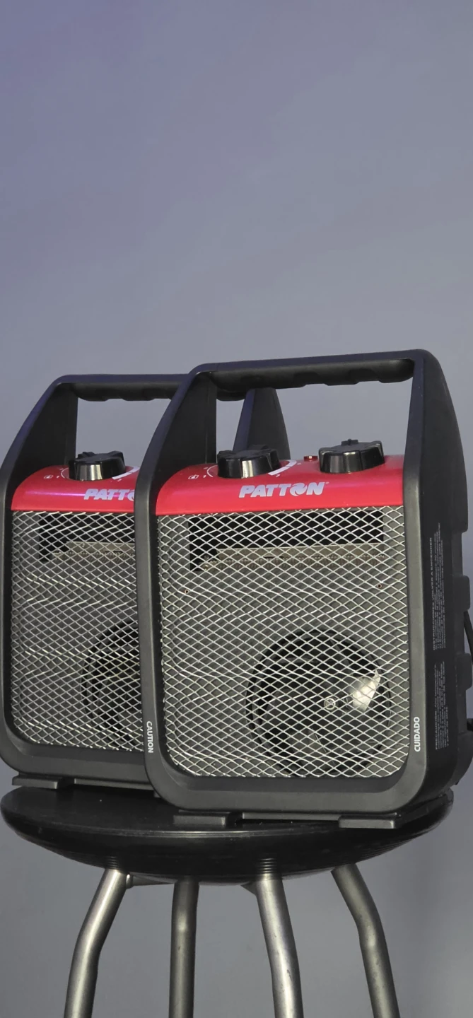 2 Patton 1500W Portable Space Heaters - Excellent Condition - photo 4
