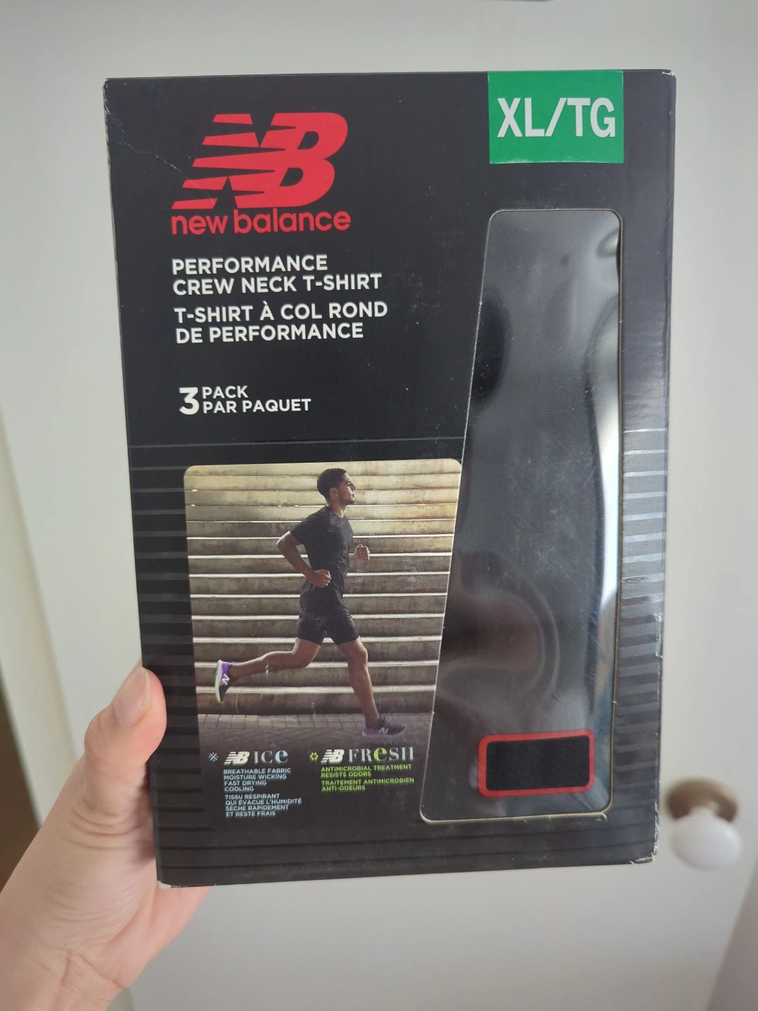 New Balance Performance Crew Neck T-Shirt 3 Pack - XL/TG