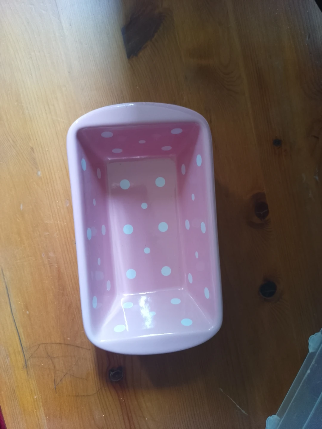 Temptations by Tara Polka Dot Loaf Pan