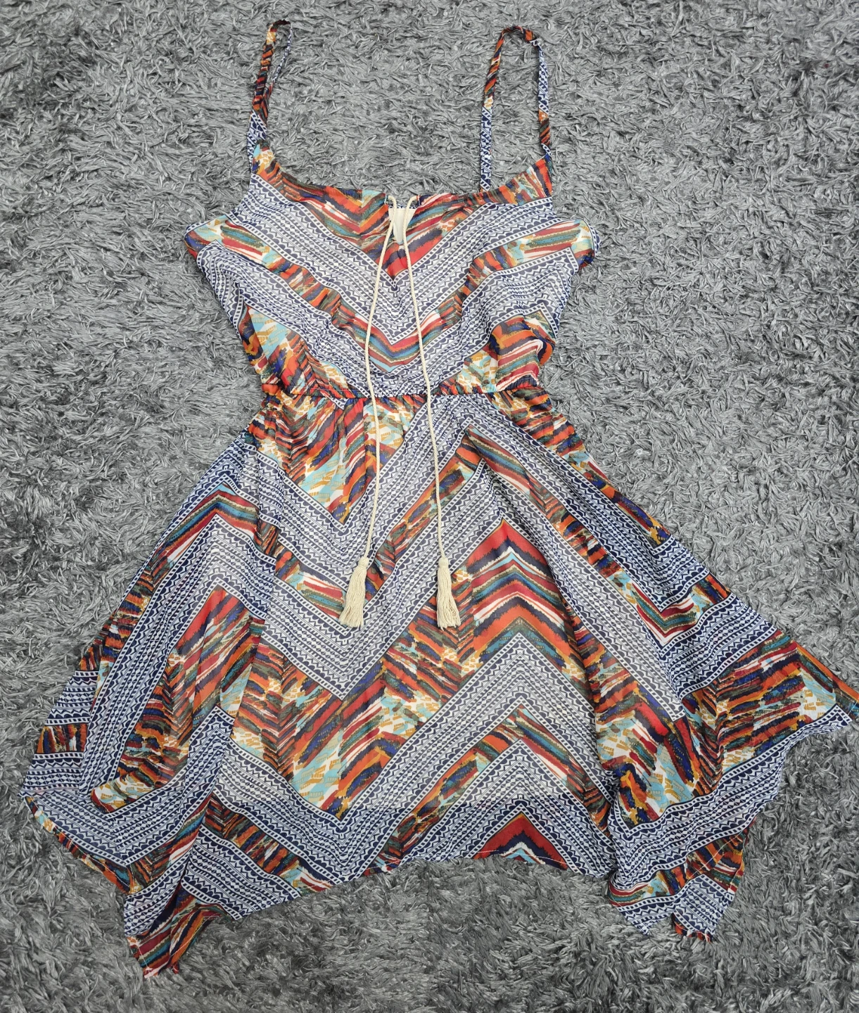 Women's Bohemian Print Sundress For summer (L)