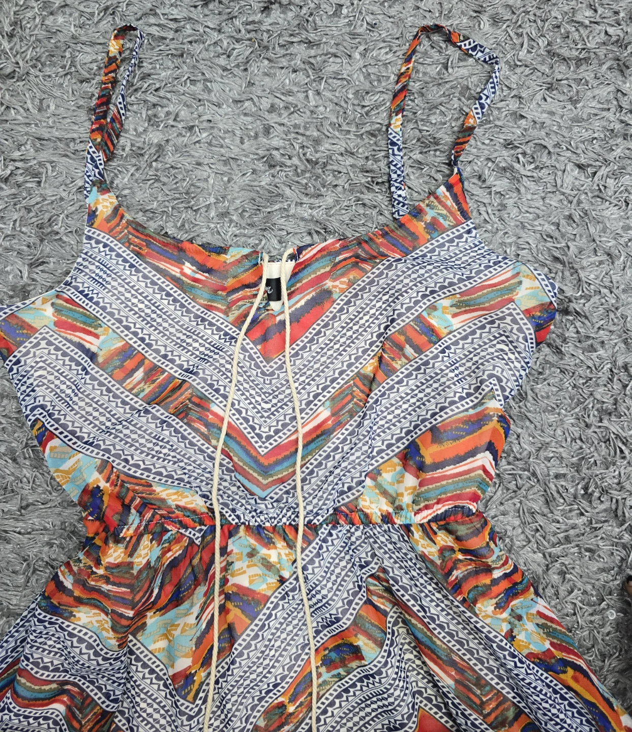 Women's Bohemian Print Sundress For summer (L) - photo 4