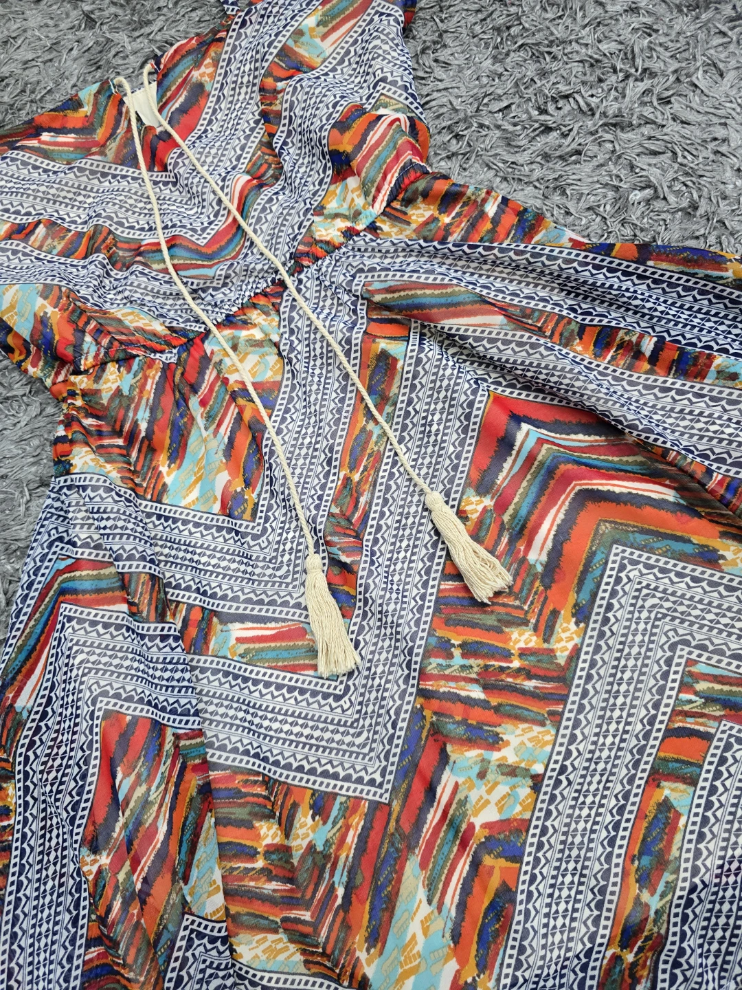 Women's Bohemian Print Sundress For summer (L) - photo 5