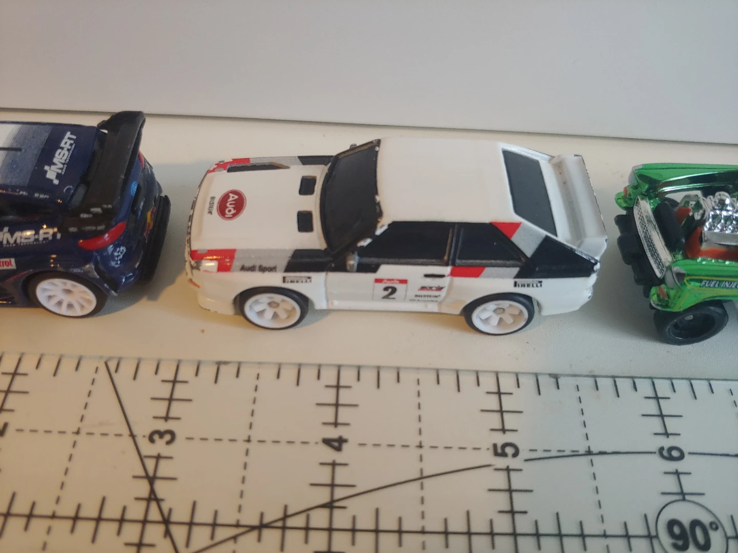 4 Diecast Toy Cars - Audi Sport, Ford, Classic Car, VW Beetle - photo 3