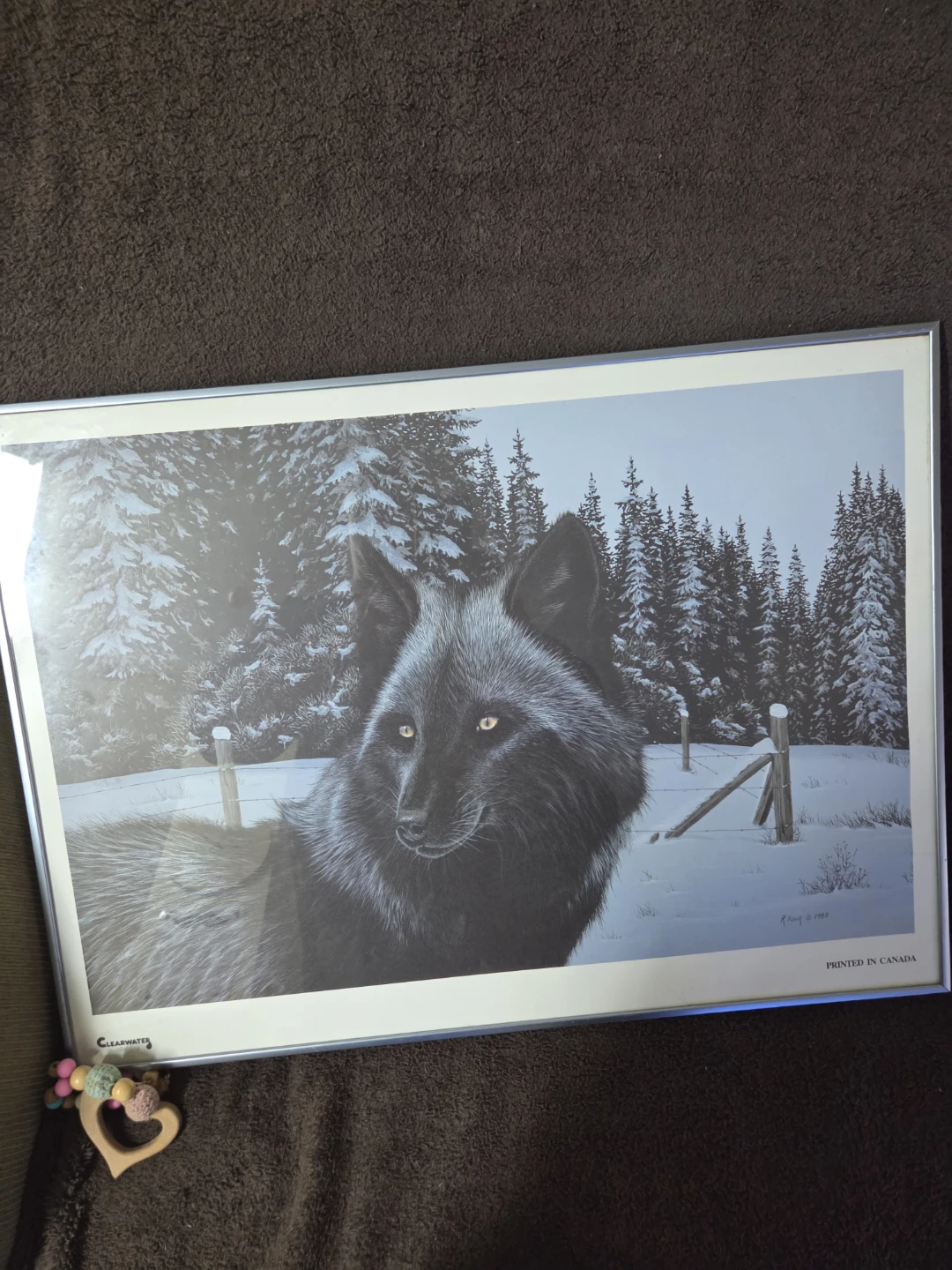 Clearwater Art Print - Wolf in Winter