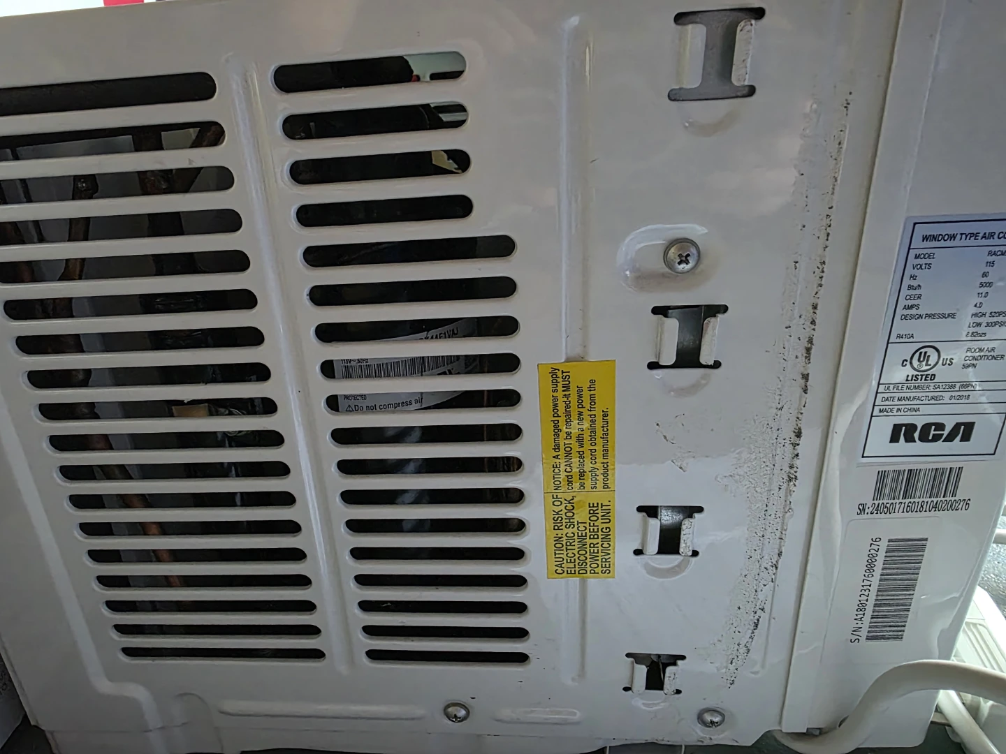 RCA 5000 BTU Mechanical Window Air Conditioner - photo 5