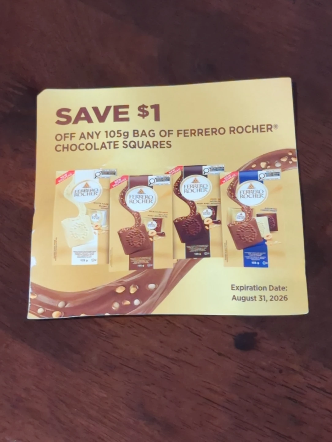 Free ferrero rocher coupon