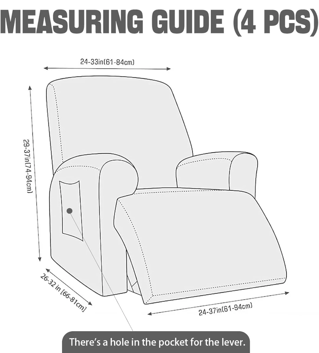 Recliner Cover - Khaki - photo 3