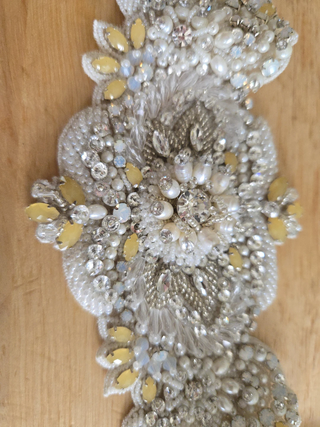 Blossom Beaded Wedding Belt - photo 3