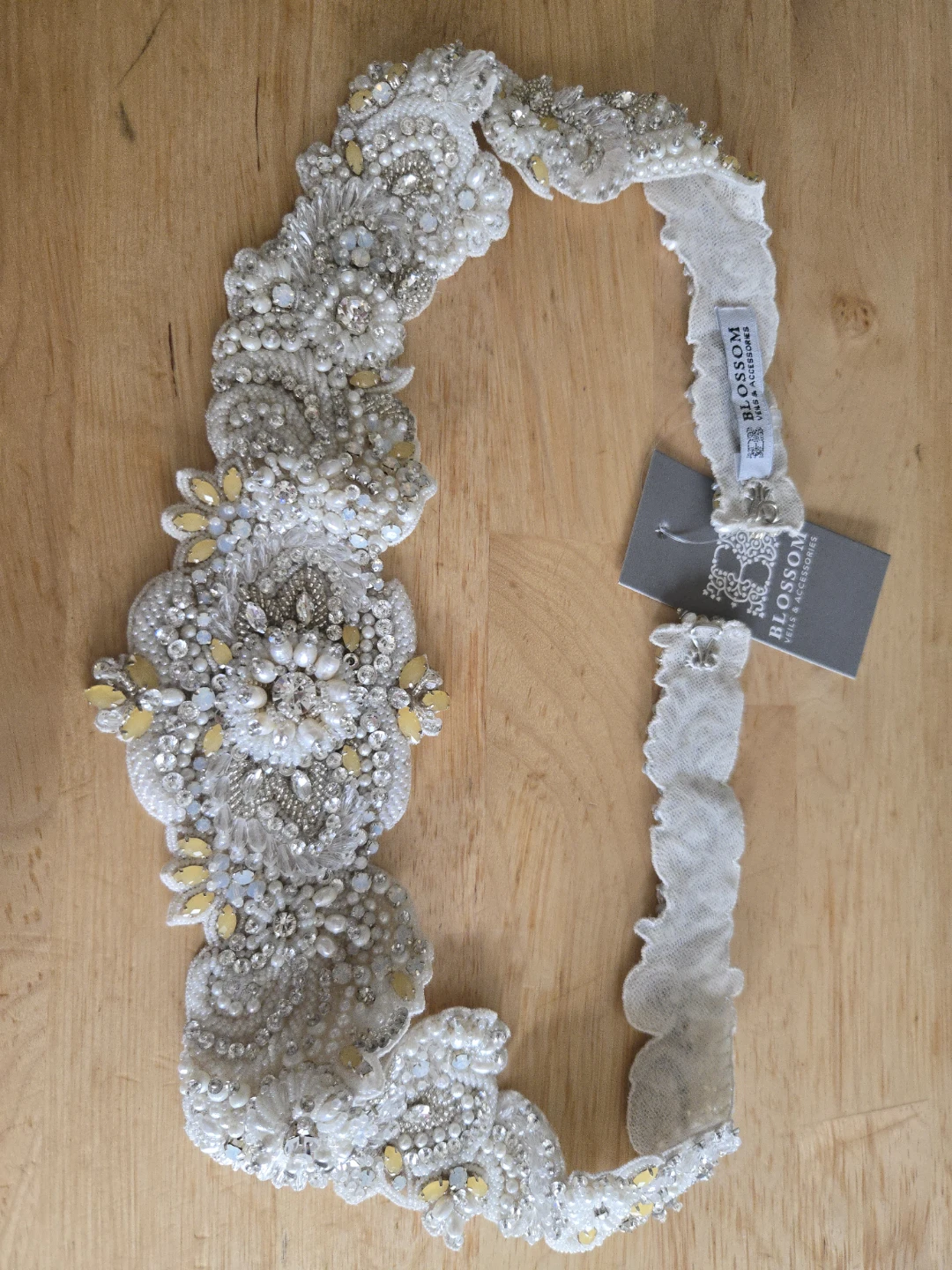 Blossom Beaded Wedding Belt - photo 4