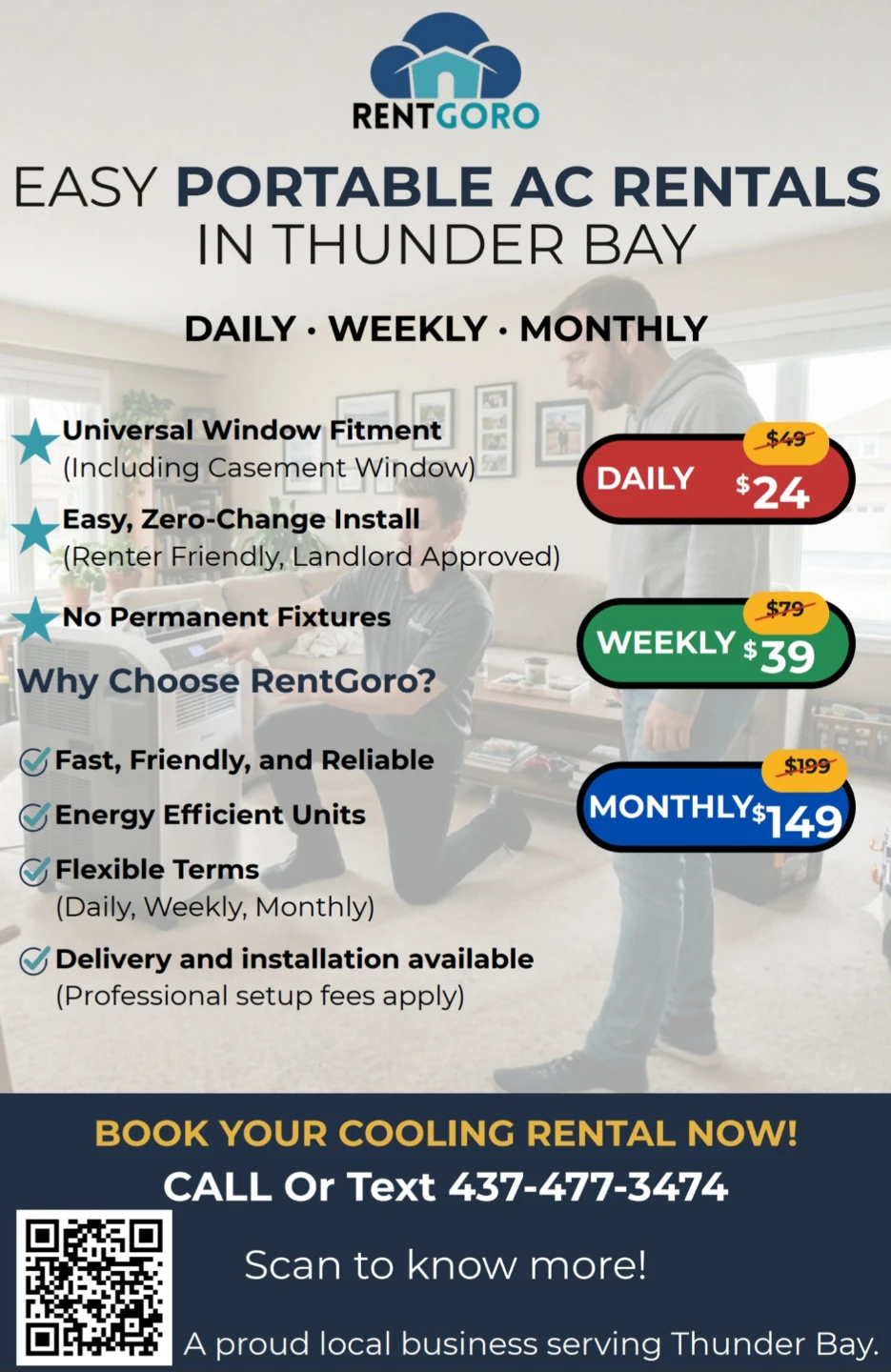Portable AC Rentals - Thunder Bay