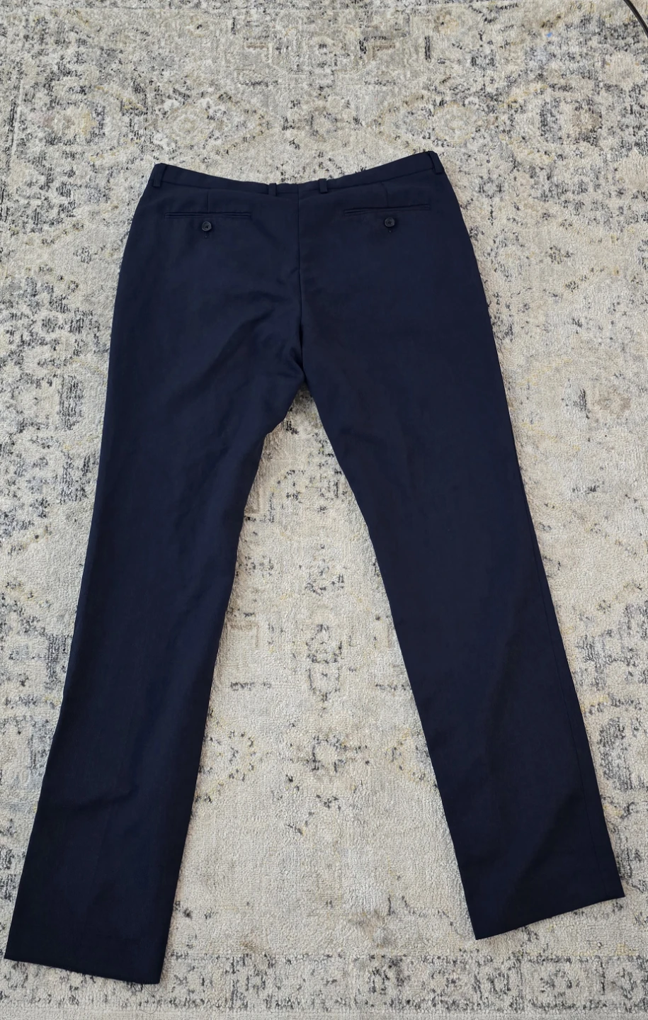 Le Château Navy Slim Leg Pants - Size 34 - photo 2