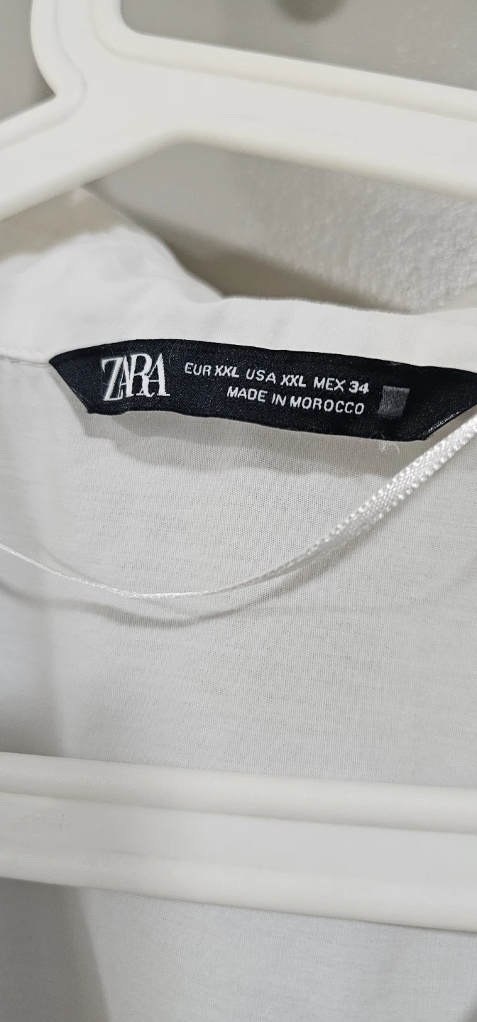 Zara White Button-Up Shirt - photo 2