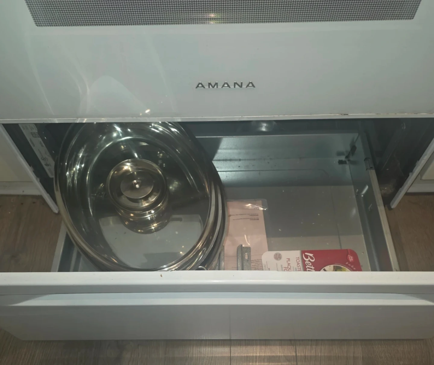 Set - Cuisinière électrique & Réfrigérateur Amana blanc - photo 5