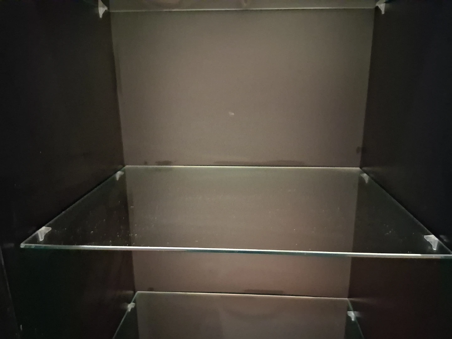 Black Display Cabinet with Glass Shelves - photo 2