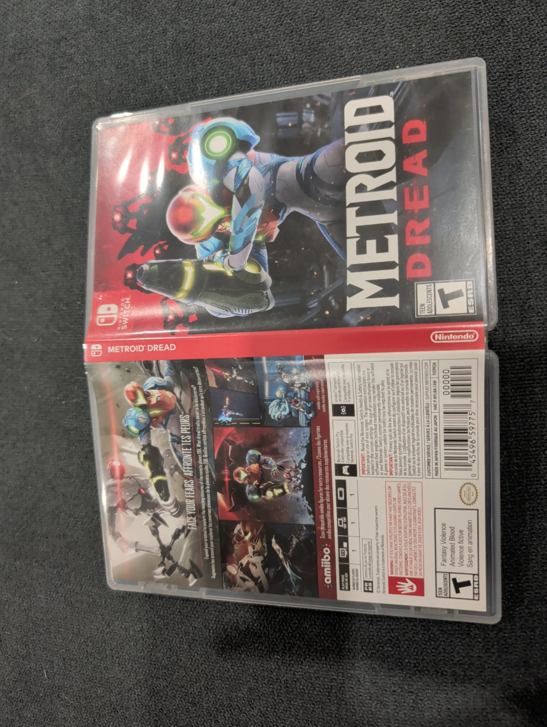 Metroid Dread Nintendo Switch Game - photo 3