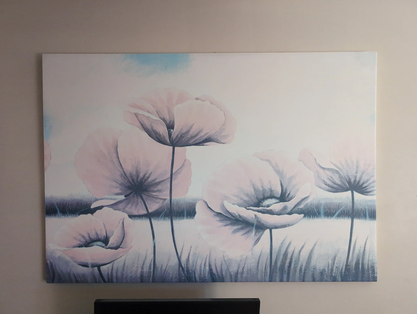 Canvas Wall Art - Pink Poppies