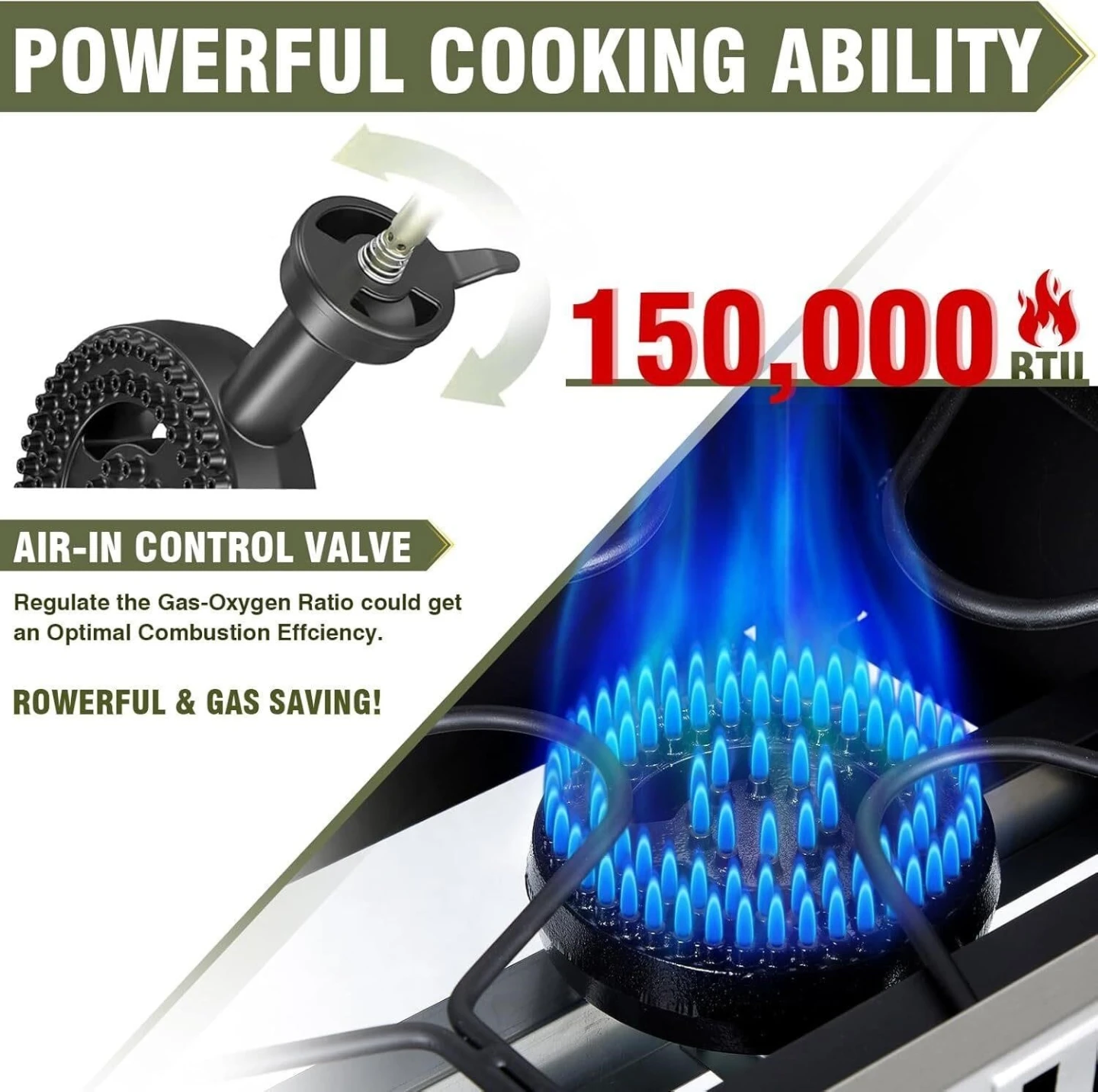 Bestfire 2-Burner Propane Gas Grill with 150,000 BTU Burner - photo 2