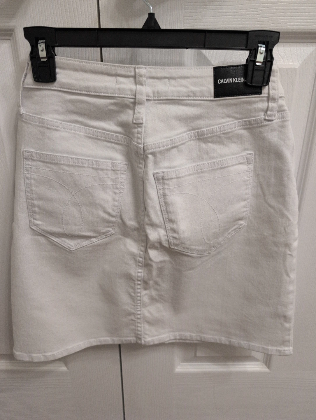 Calvin Klein Jeans White Denim Skirt - photo 2