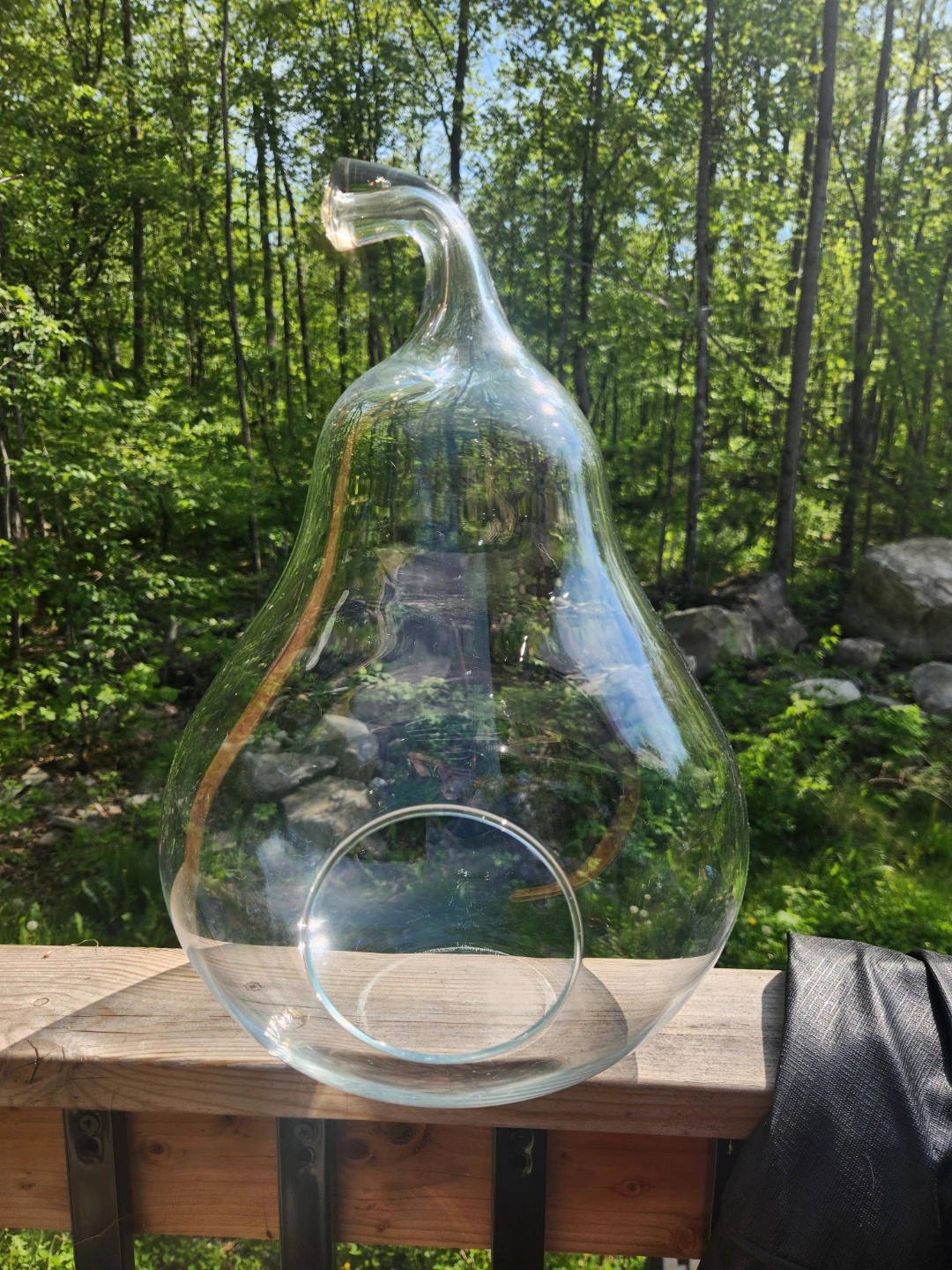 Glass Pear Terrarium - photo 2