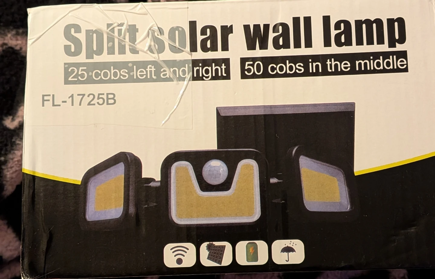 Split Solar Wall Lamp FL-1725B