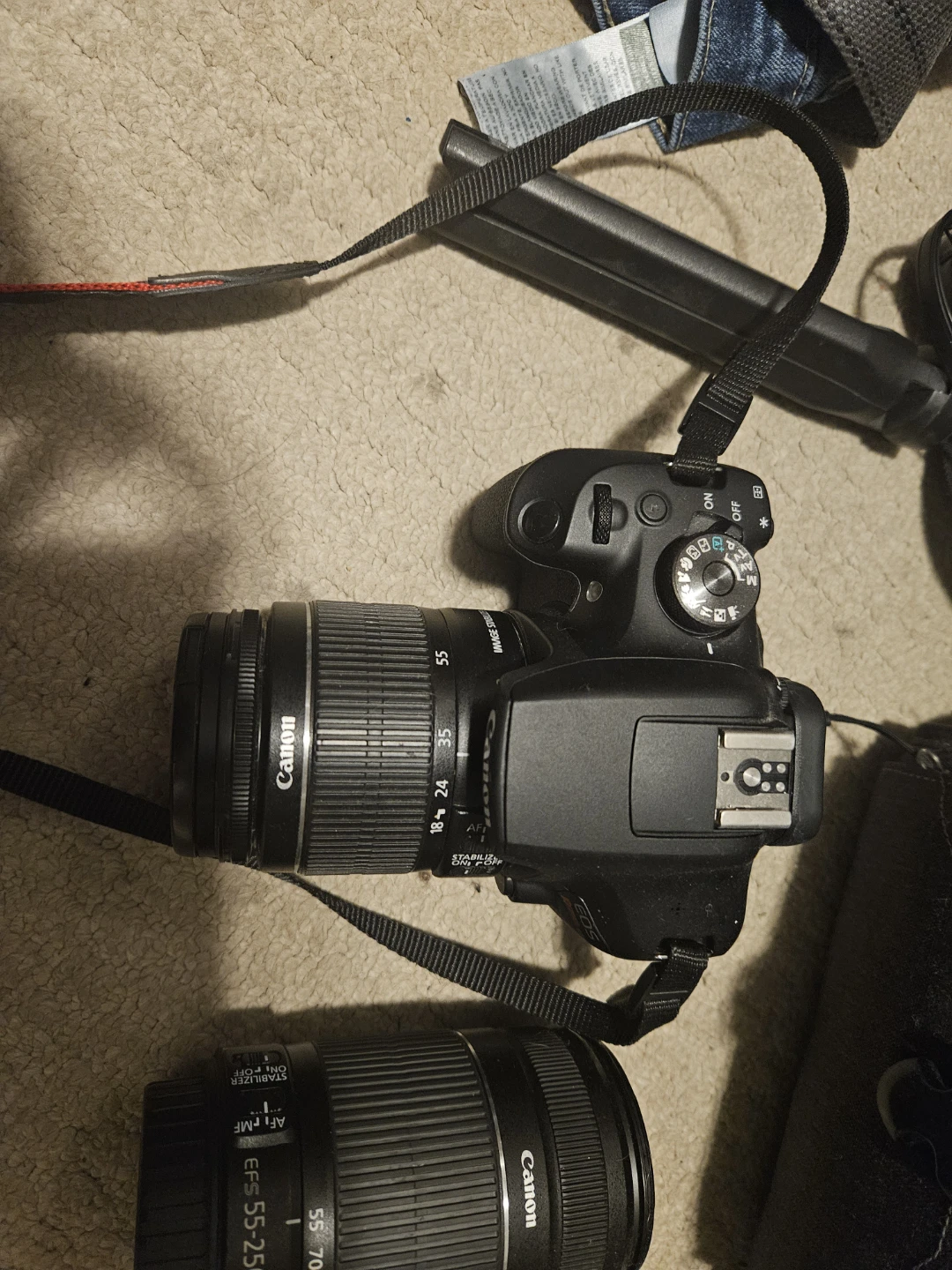Canon EOS Rebel DSLR Camera with 3 Lenses - photo 2