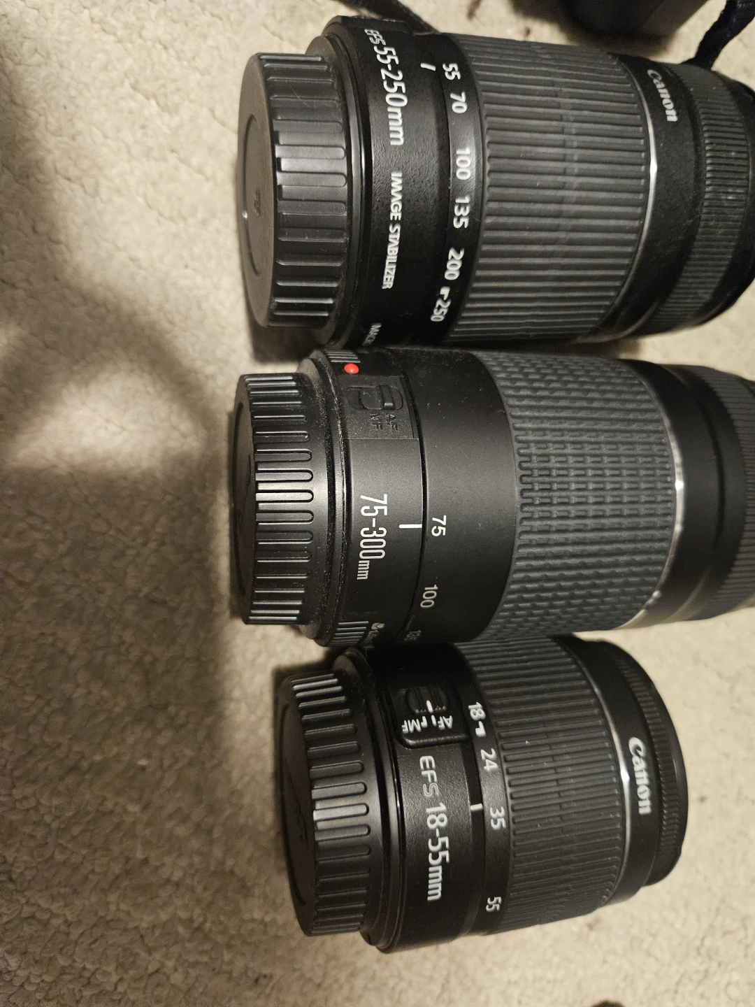 Canon EOS Rebel DSLR Camera with 3 Lenses - photo 3