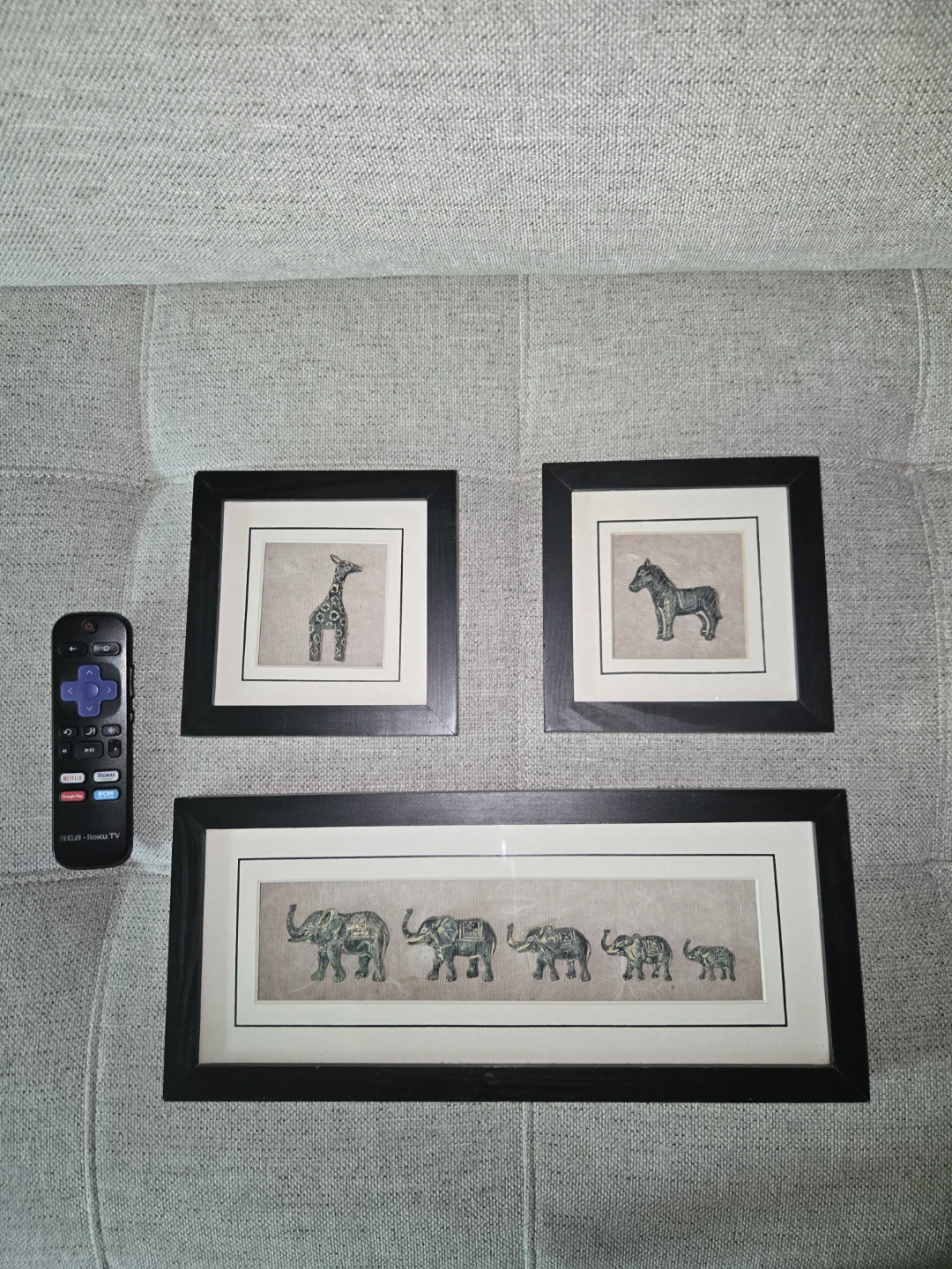 Framed Animal Artwork Set - photo 2