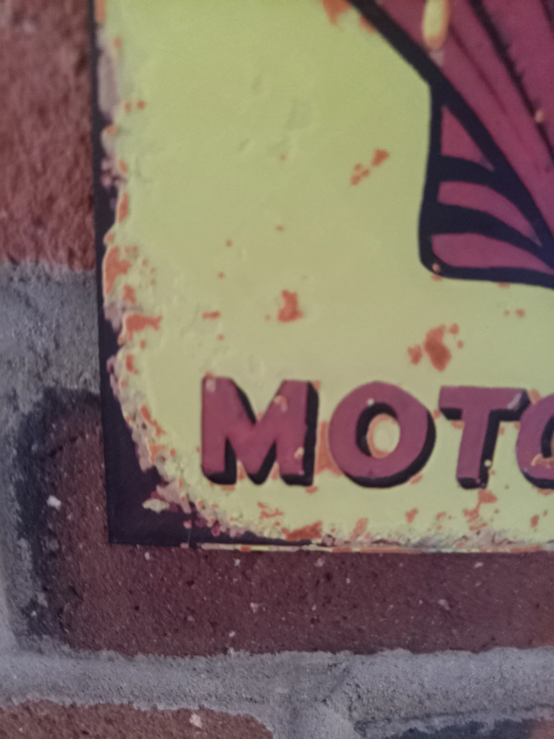 ⛽ Vintage Style Shell Motor Oil Metal-Look Wall Plaque / Sign - photo 2