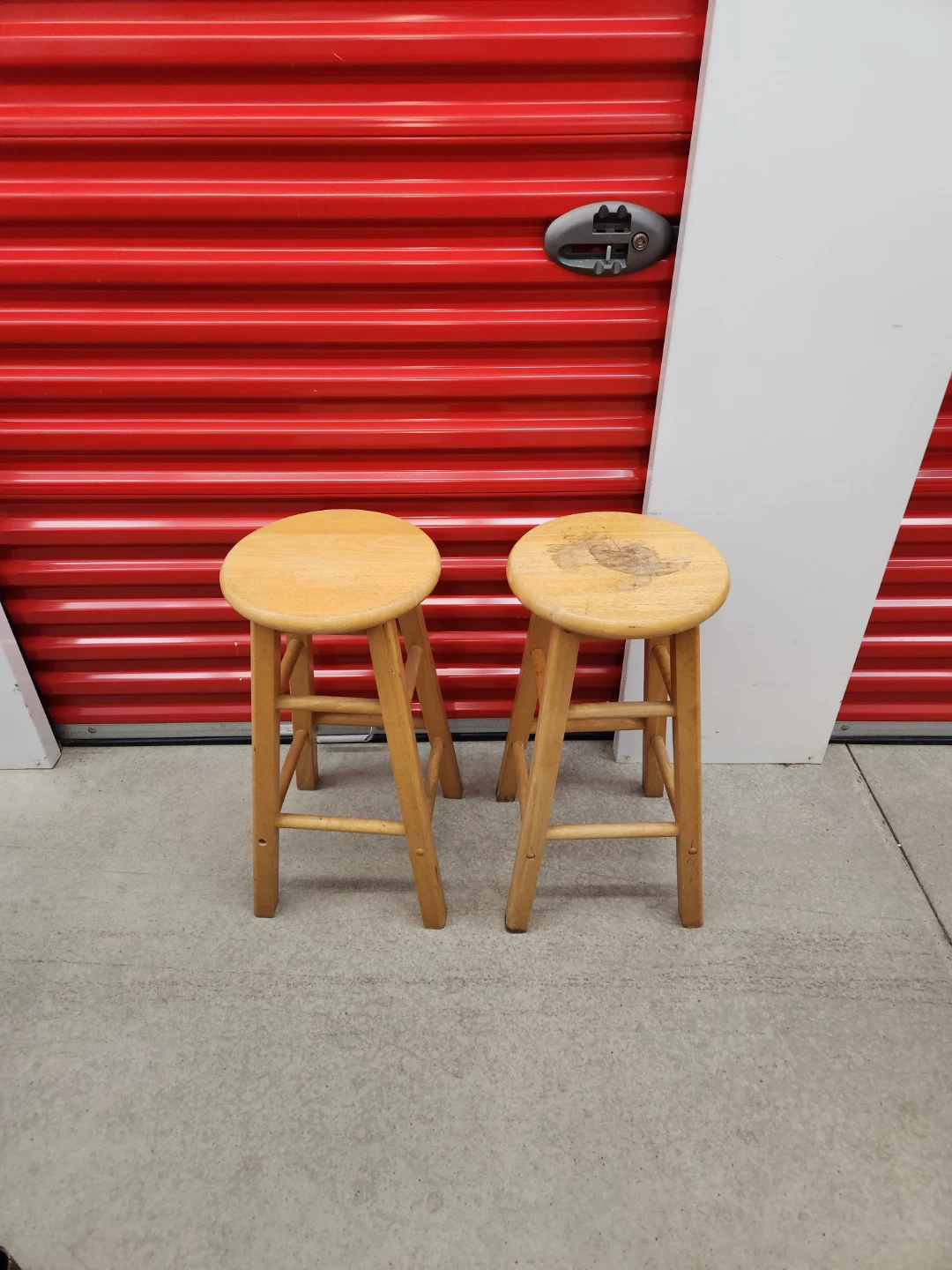 Wooden stools
