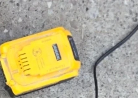 Yellow Power Tool Battery Pack