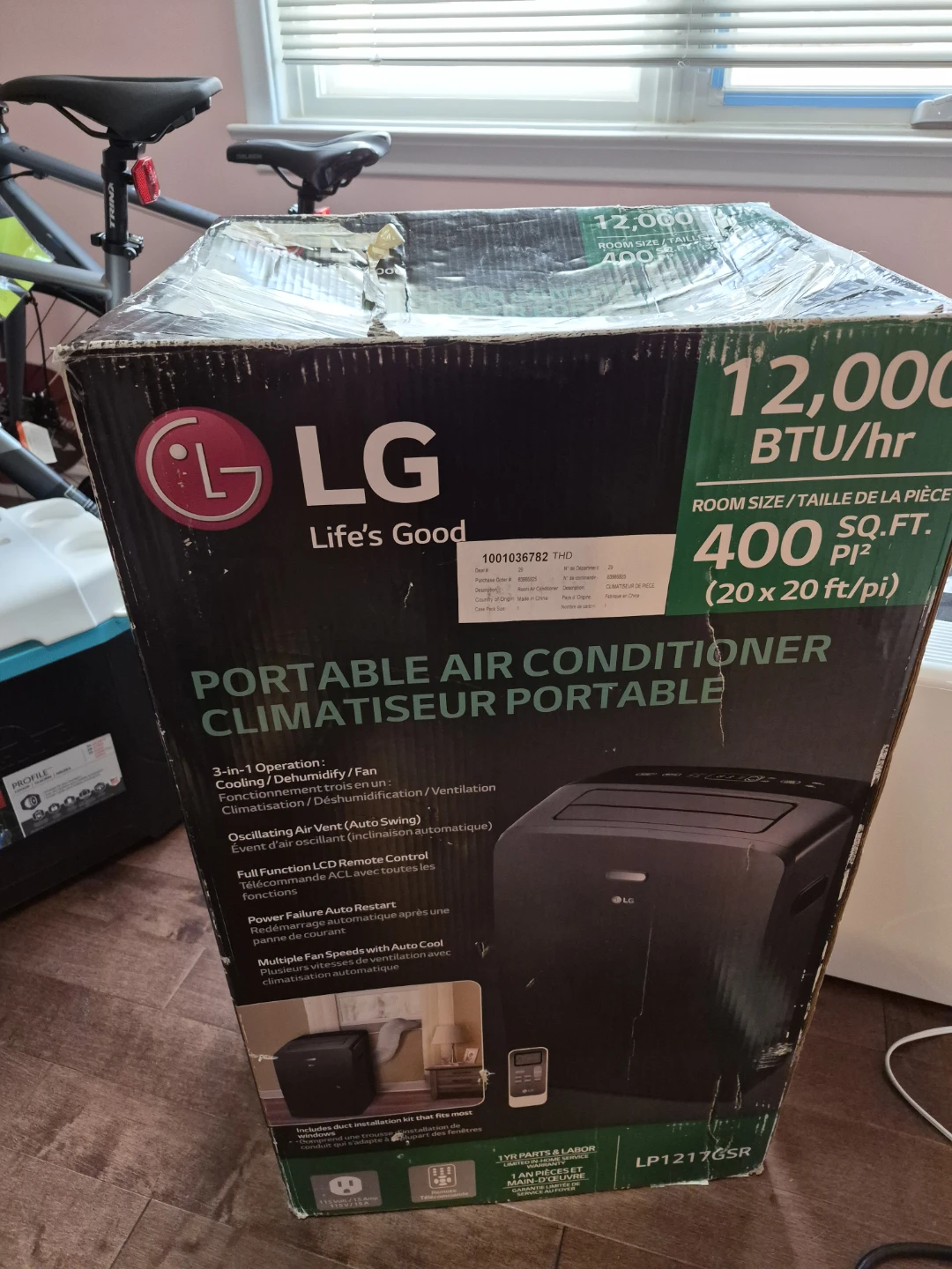 LG Portable Air Conditioner - 12,000 BTU - photo 4