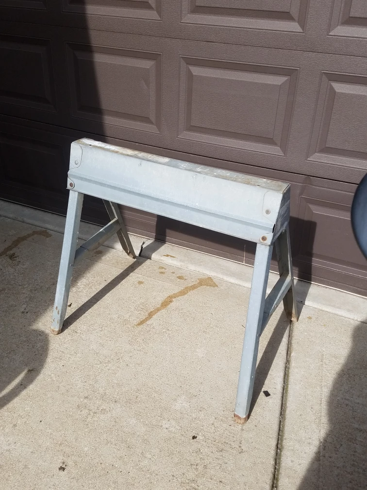galvanized steel Sawhorses