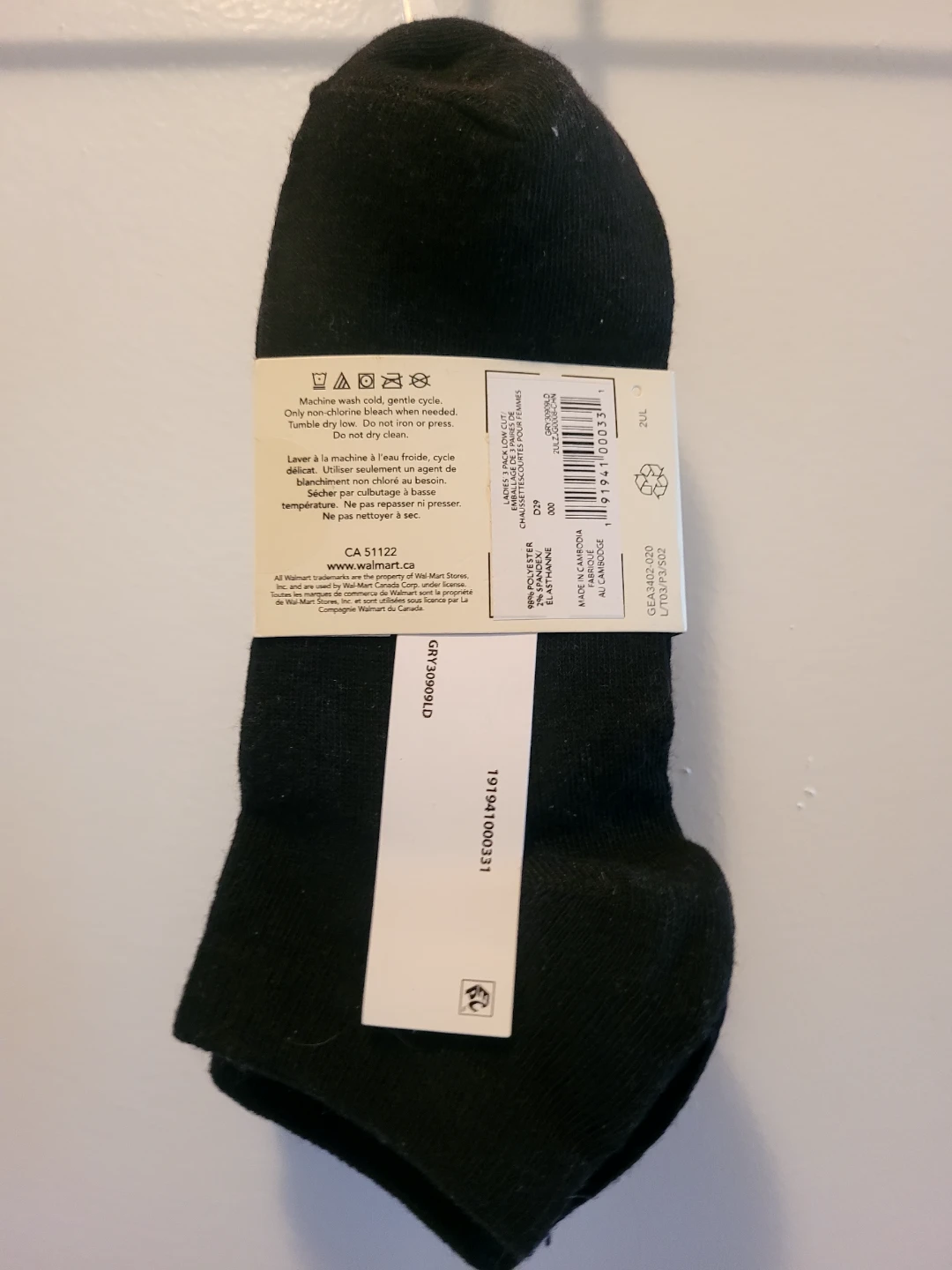 George Ladies' Low Cut Socks - 3 Pairs - Shoe Size 4-10 - photo 2