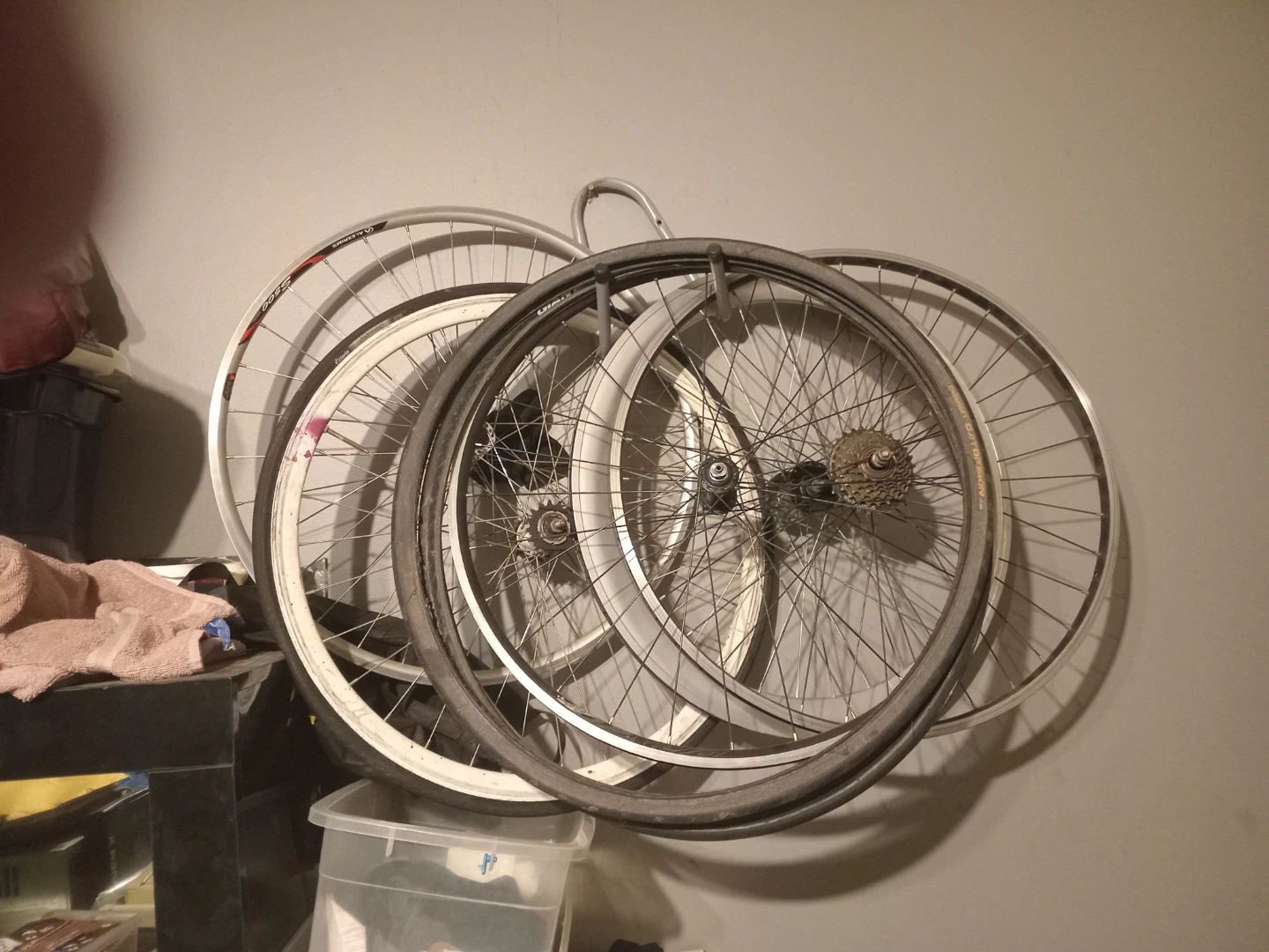 Blue and Black Hybrid Bike + olyymipic frame and tires, see pic! - photo 3