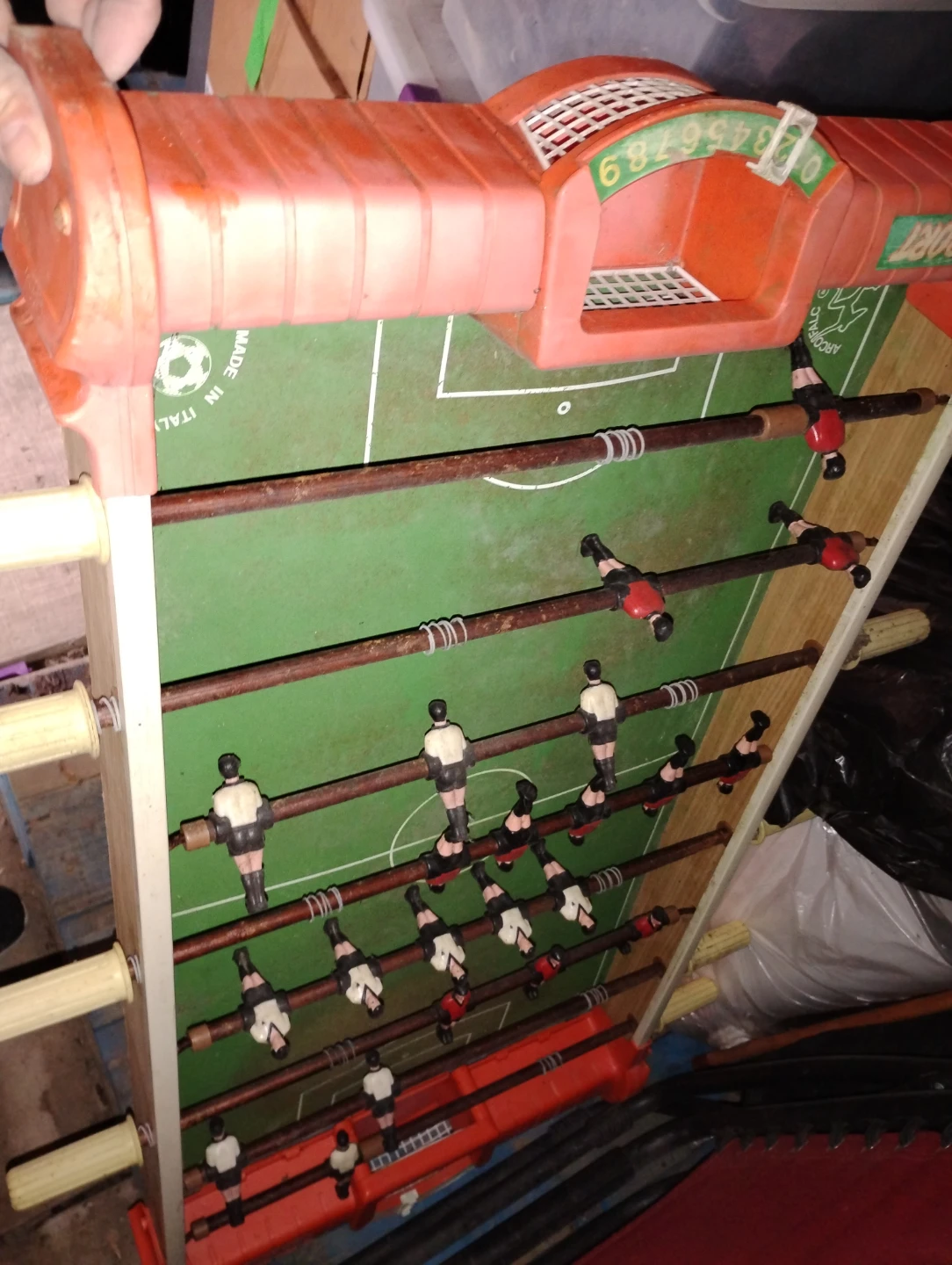 Vintage Franklin Foosball Game - Made in Italy