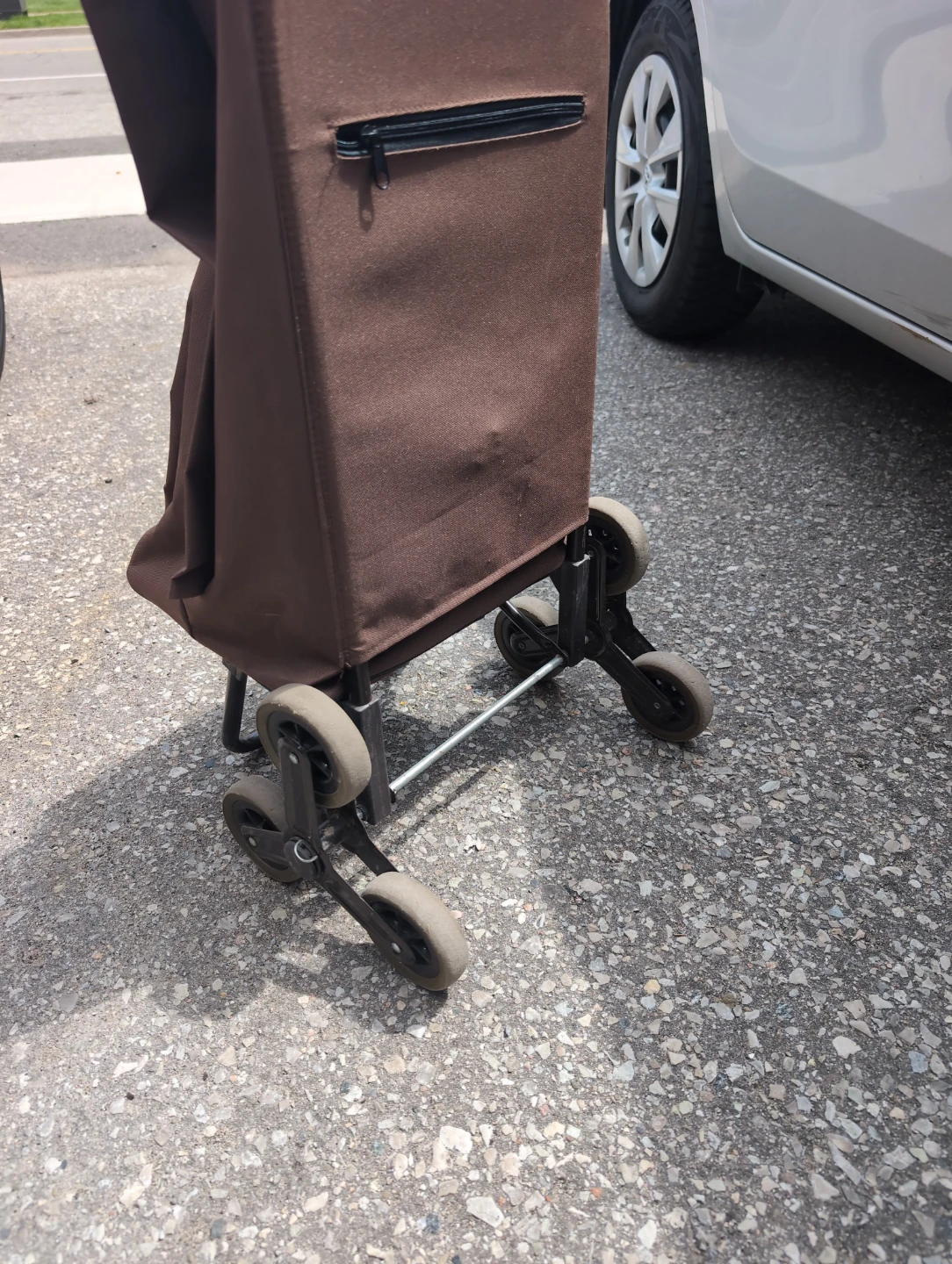 Brown Shopping Trolley with Wheels - photo 2