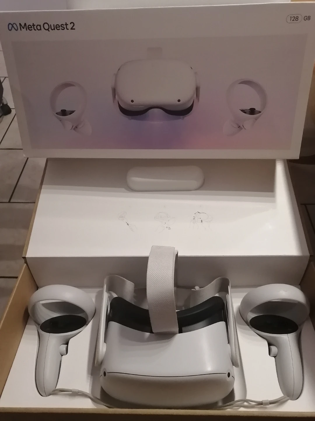Meta Quest 2 Virtual Reality Headset - 128 GB