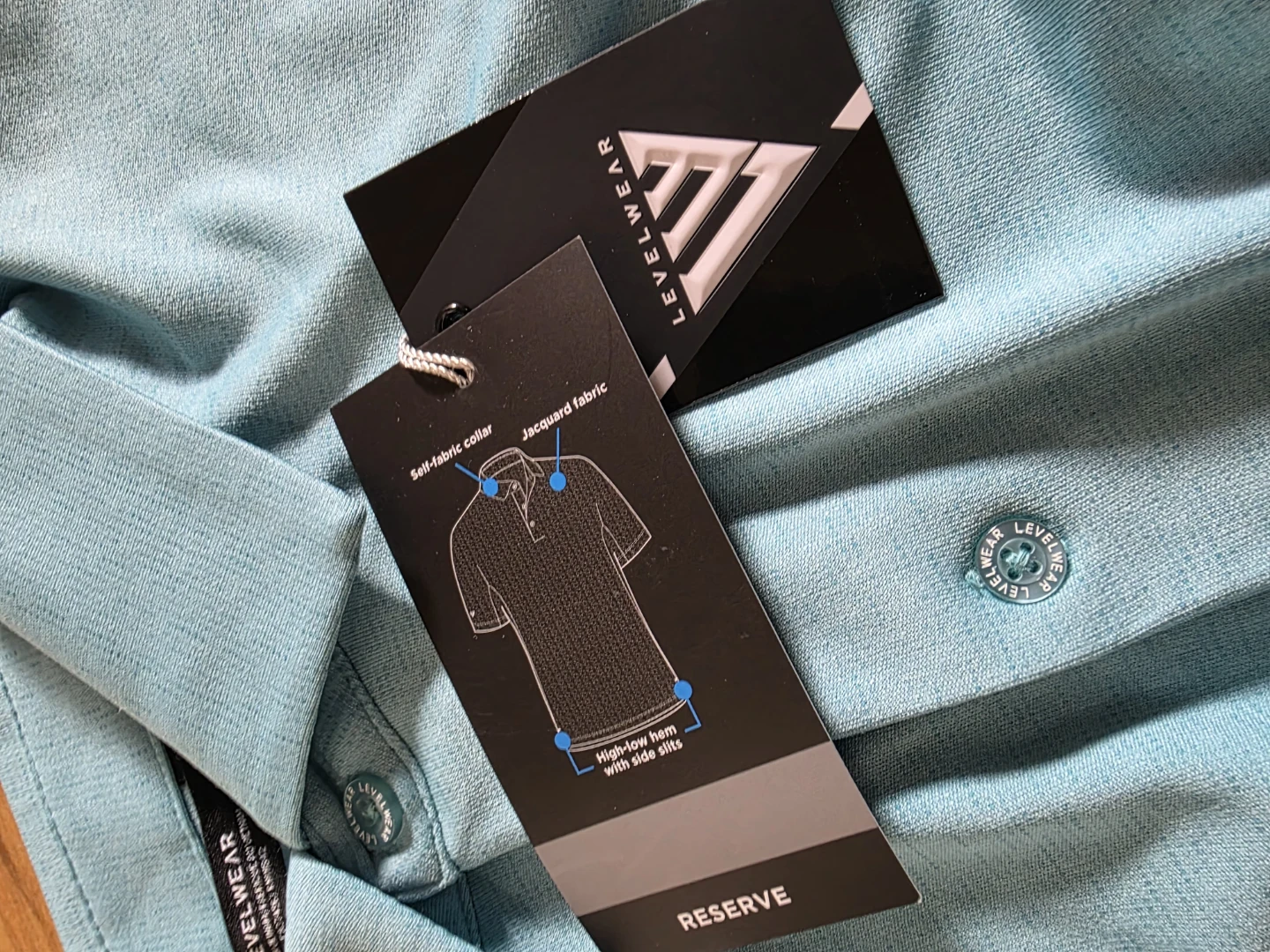 brand new Levelwear Men's Reserve Golf Polo - Marine Blue - photo 5